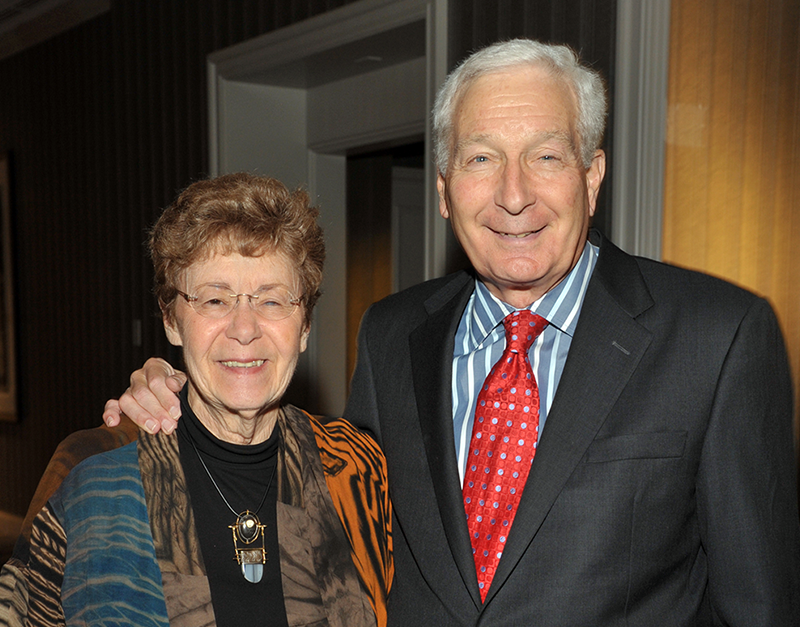 Julian and Sheila Oettinger at a 2014 Festival event