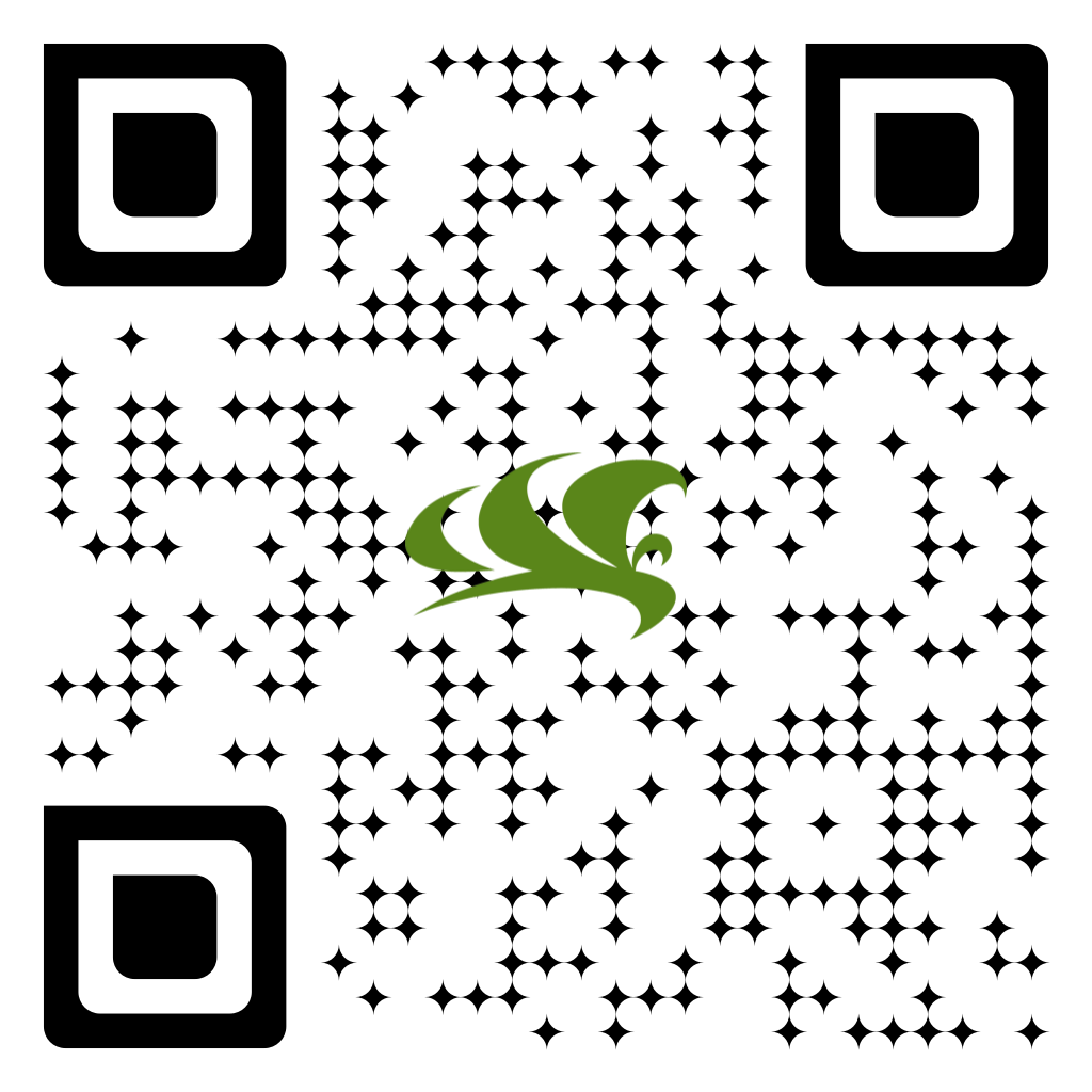 A QR code will take you to your digital program