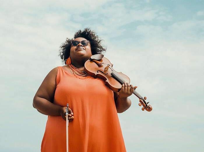 Violinist and Project Inclusion alum Caitlin Edwards