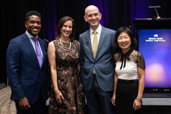 Advocate for the Arts Awards Benefit Co-Chairs LaRue Robinson, Kate Donaldson, Adam Grais and Amy Boonstra