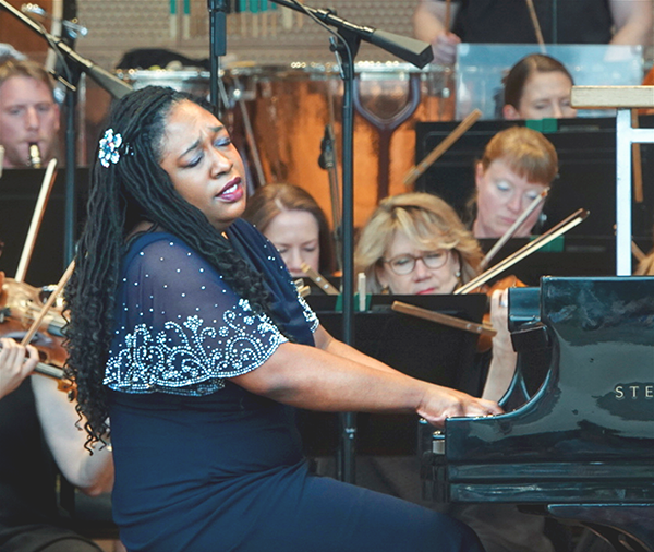  Pianist Michelle Cann performing music of Florence Price during the 2022 Festival