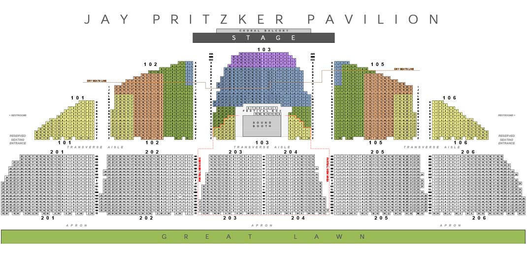 Jazz Festival Seating Chart