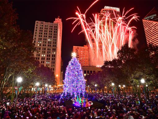 Seasonal Fun in Millennium Park
